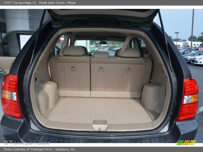 Royal Jade Green / Beige 2007 Kia Sportage LX