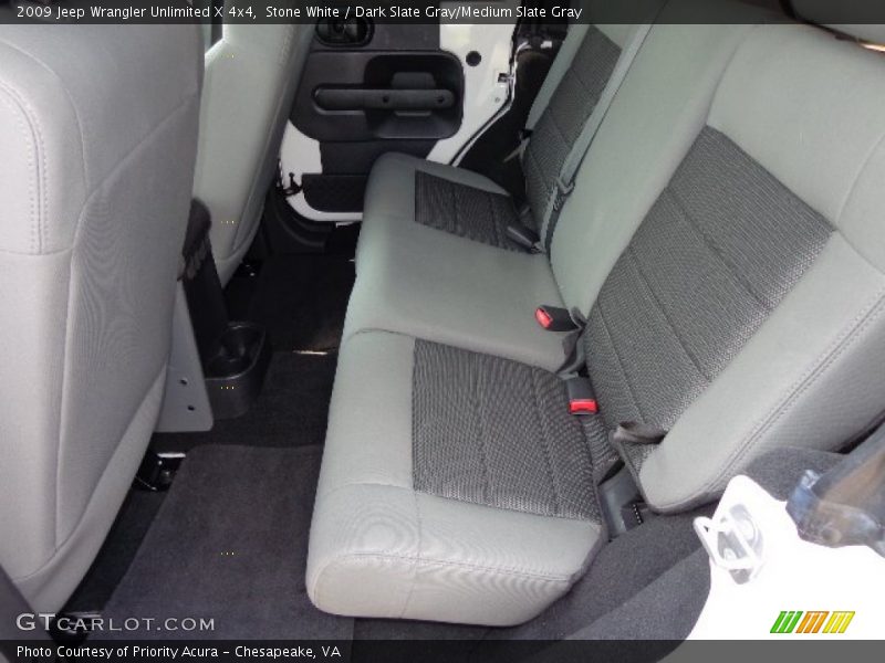 Stone White / Dark Slate Gray/Medium Slate Gray 2009 Jeep Wrangler Unlimited X 4x4