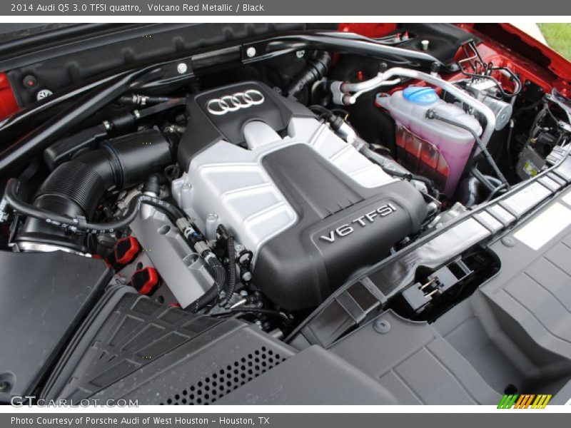 Volcano Red Metallic / Black 2014 Audi Q5 3.0 TFSI quattro