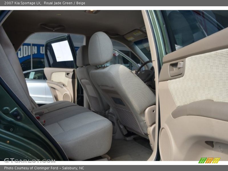 Royal Jade Green / Beige 2007 Kia Sportage LX