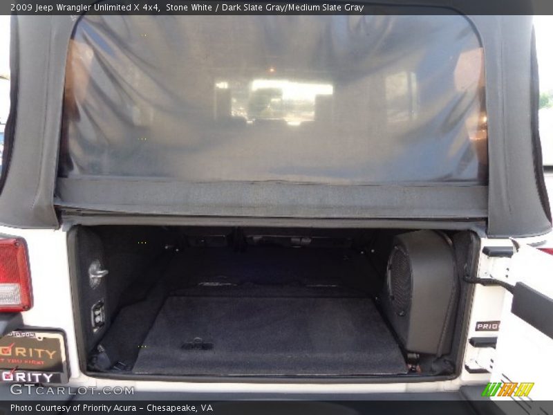 Stone White / Dark Slate Gray/Medium Slate Gray 2009 Jeep Wrangler Unlimited X 4x4