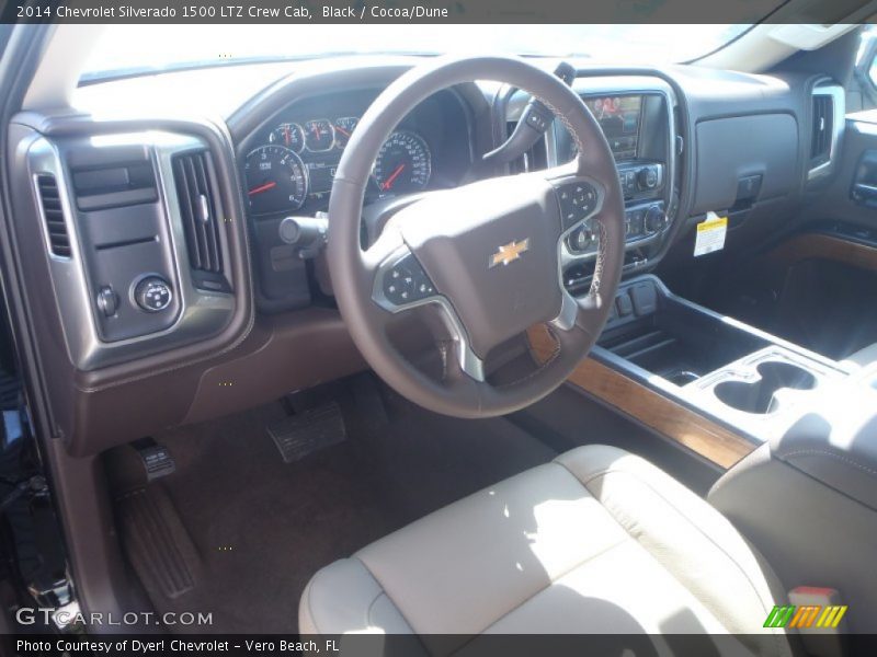 Black / Cocoa/Dune 2014 Chevrolet Silverado 1500 LTZ Crew Cab