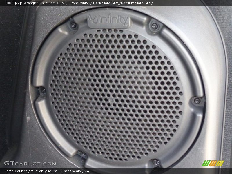 Stone White / Dark Slate Gray/Medium Slate Gray 2009 Jeep Wrangler Unlimited X 4x4