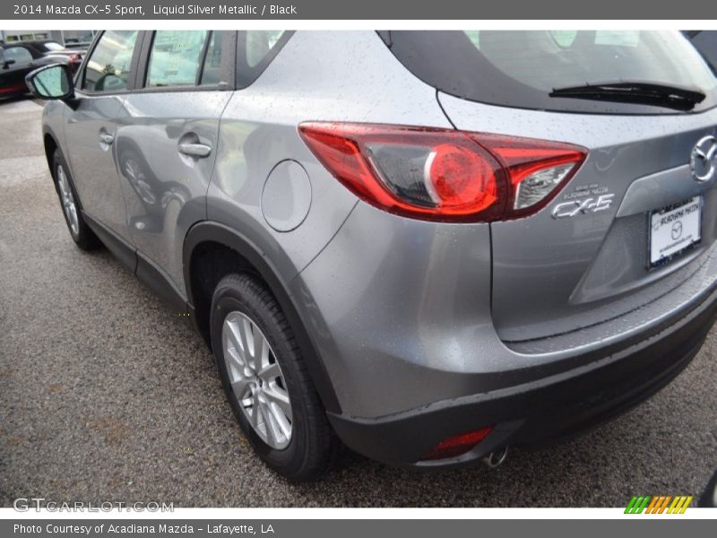 Liquid Silver Metallic / Black 2014 Mazda CX-5 Sport