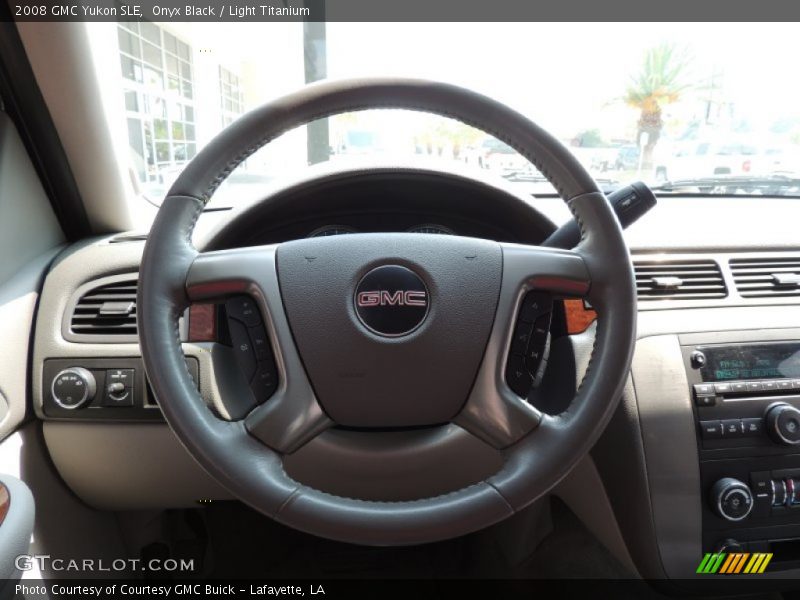 Onyx Black / Light Titanium 2008 GMC Yukon SLE