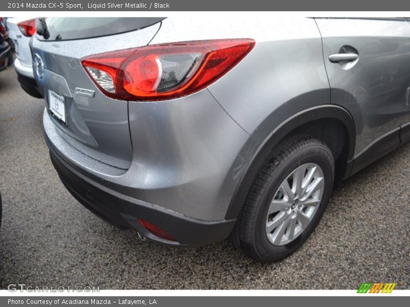 Liquid Silver Metallic / Black 2014 Mazda CX-5 Sport