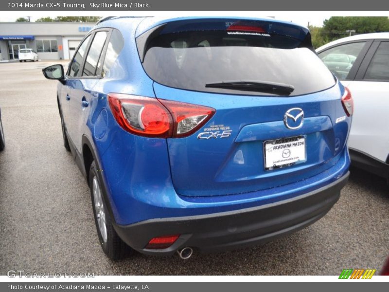 Sky Blue Mica / Black 2014 Mazda CX-5 Touring