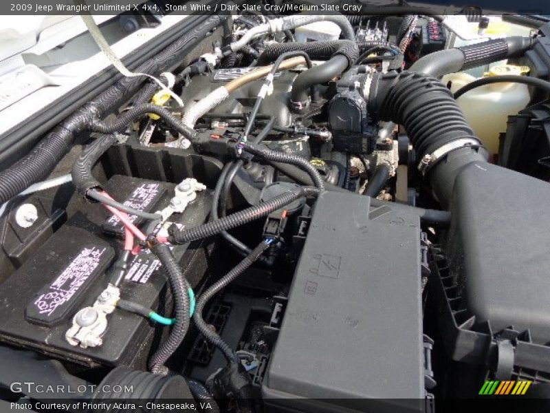 Stone White / Dark Slate Gray/Medium Slate Gray 2009 Jeep Wrangler Unlimited X 4x4