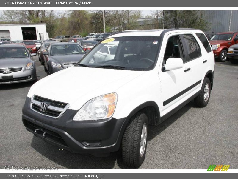 Taffeta White / Black 2004 Honda CR-V EX 4WD
