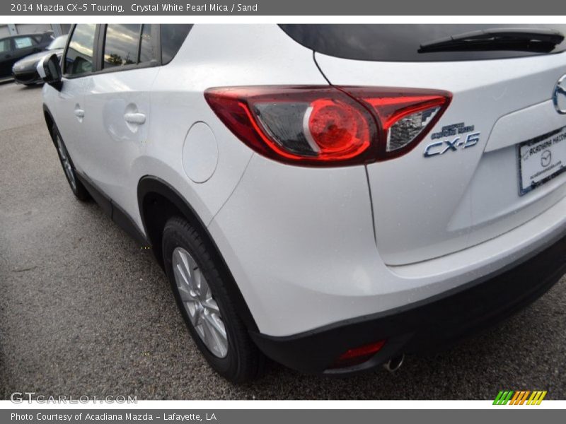 Crystal White Pearl Mica / Sand 2014 Mazda CX-5 Touring