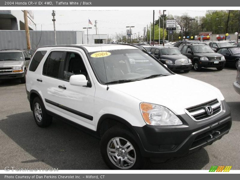 Taffeta White / Black 2004 Honda CR-V EX 4WD