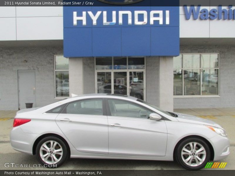 Radiant Silver / Gray 2011 Hyundai Sonata Limited
