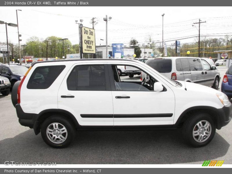 Taffeta White / Black 2004 Honda CR-V EX 4WD
