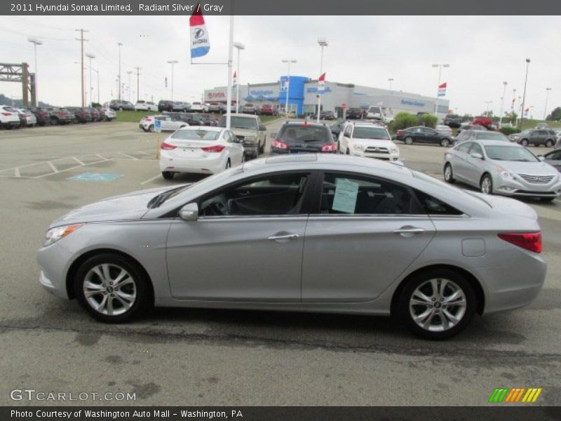Radiant Silver / Gray 2011 Hyundai Sonata Limited