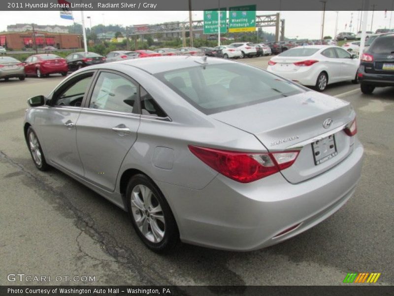 Radiant Silver / Gray 2011 Hyundai Sonata Limited