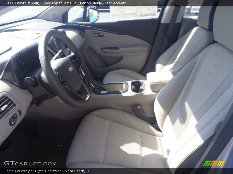 Front Seat of 2014 Volt 