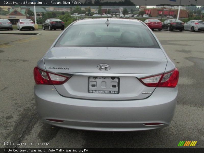 Radiant Silver / Gray 2011 Hyundai Sonata Limited
