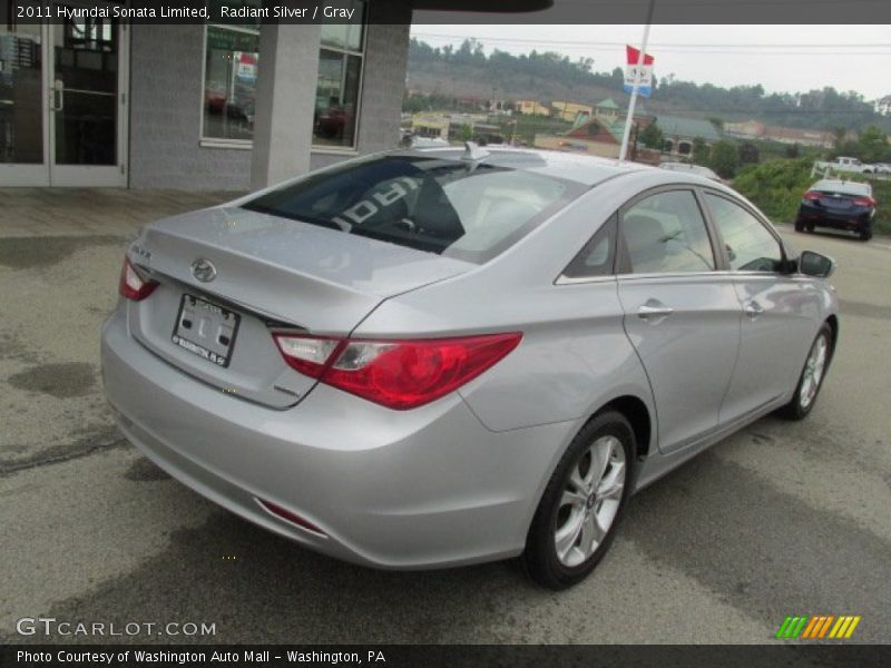 Radiant Silver / Gray 2011 Hyundai Sonata Limited