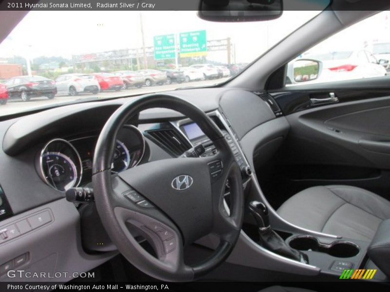 Radiant Silver / Gray 2011 Hyundai Sonata Limited