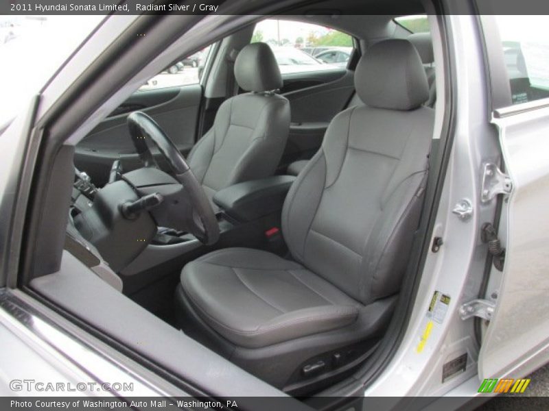 Radiant Silver / Gray 2011 Hyundai Sonata Limited