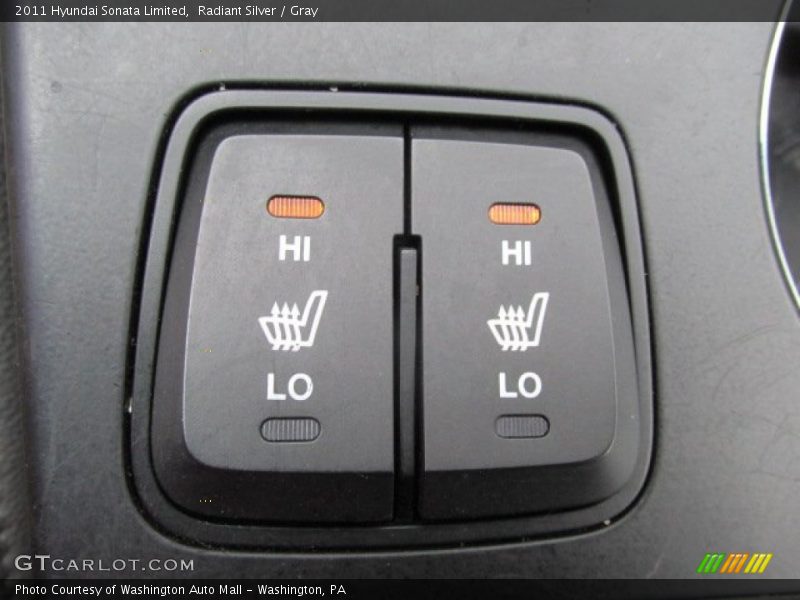 Radiant Silver / Gray 2011 Hyundai Sonata Limited
