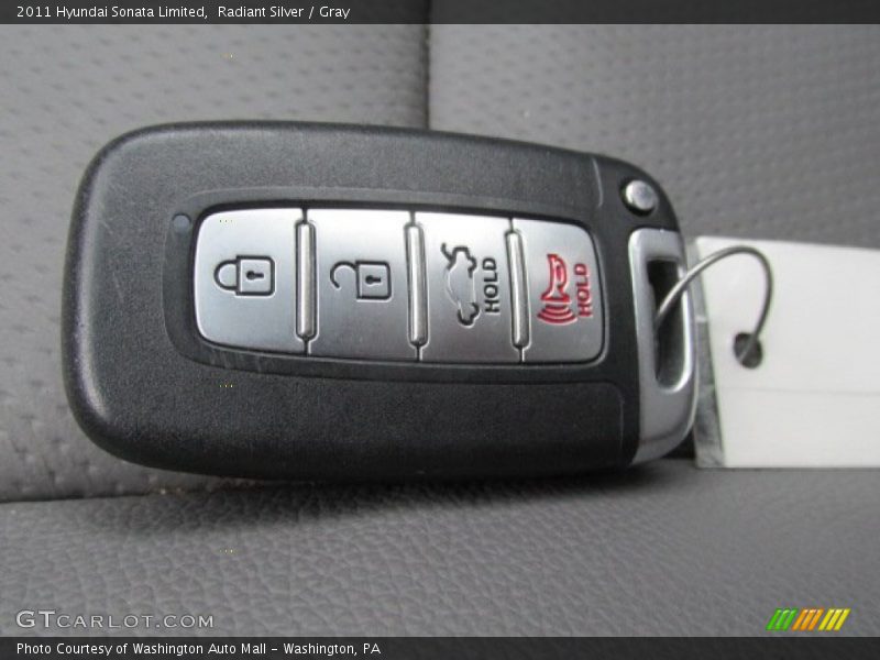 Radiant Silver / Gray 2011 Hyundai Sonata Limited