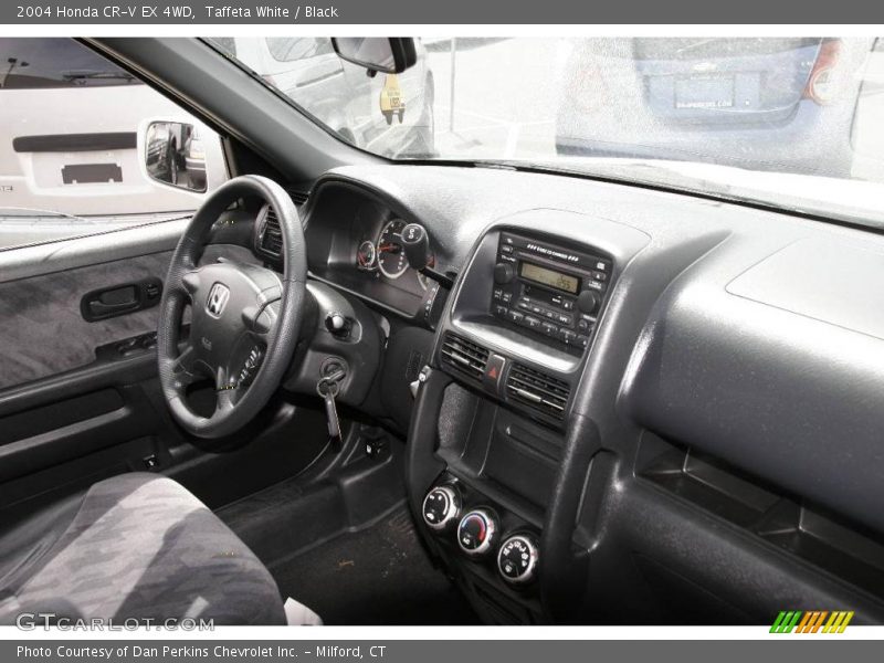 Taffeta White / Black 2004 Honda CR-V EX 4WD