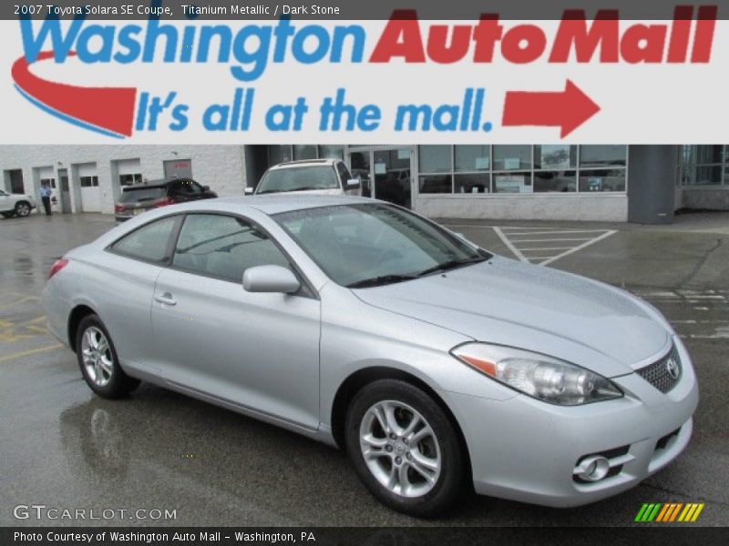 Titanium Metallic / Dark Stone 2007 Toyota Solara SE Coupe