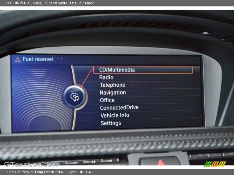 Mineral White Metallic / Black 2013 BMW M3 Coupe