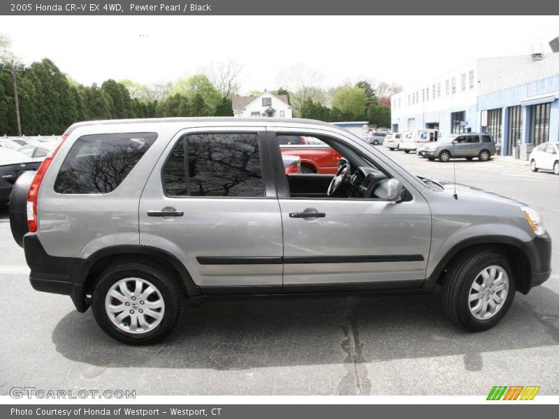 Pewter Pearl / Black 2005 Honda CR-V EX 4WD