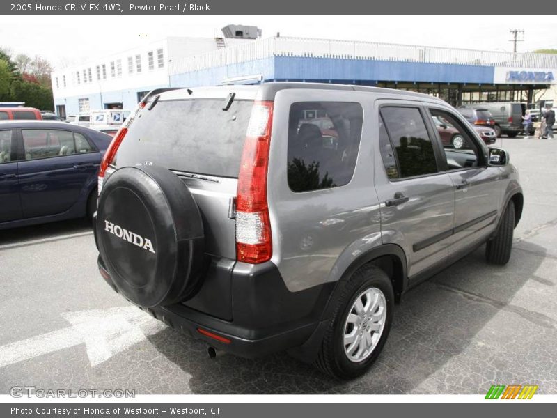 Pewter Pearl / Black 2005 Honda CR-V EX 4WD