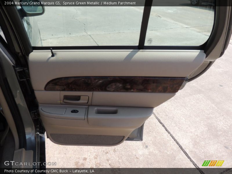 Spruce Green Metallic / Medium Parchment 2004 Mercury Grand Marquis GS