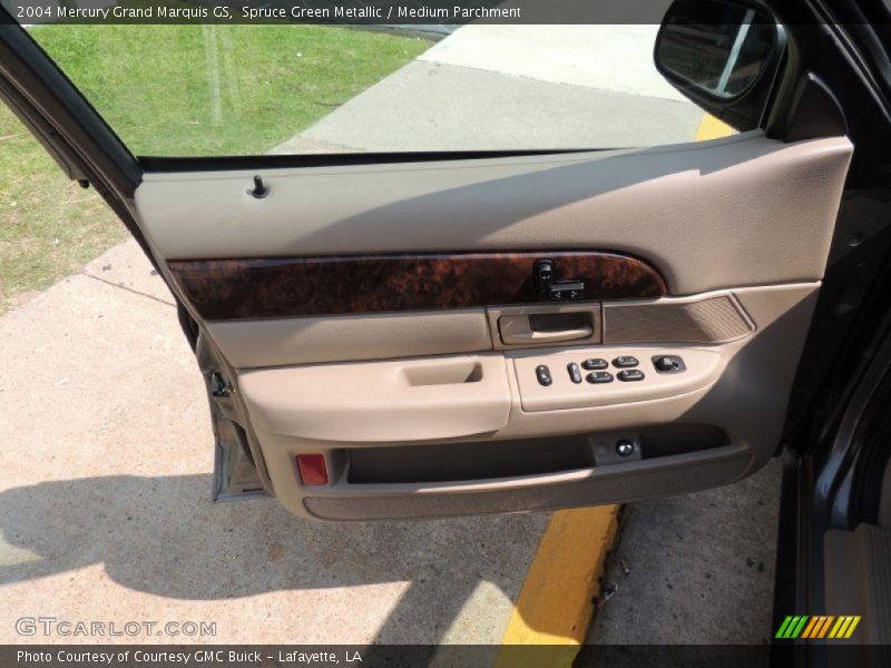 Spruce Green Metallic / Medium Parchment 2004 Mercury Grand Marquis GS