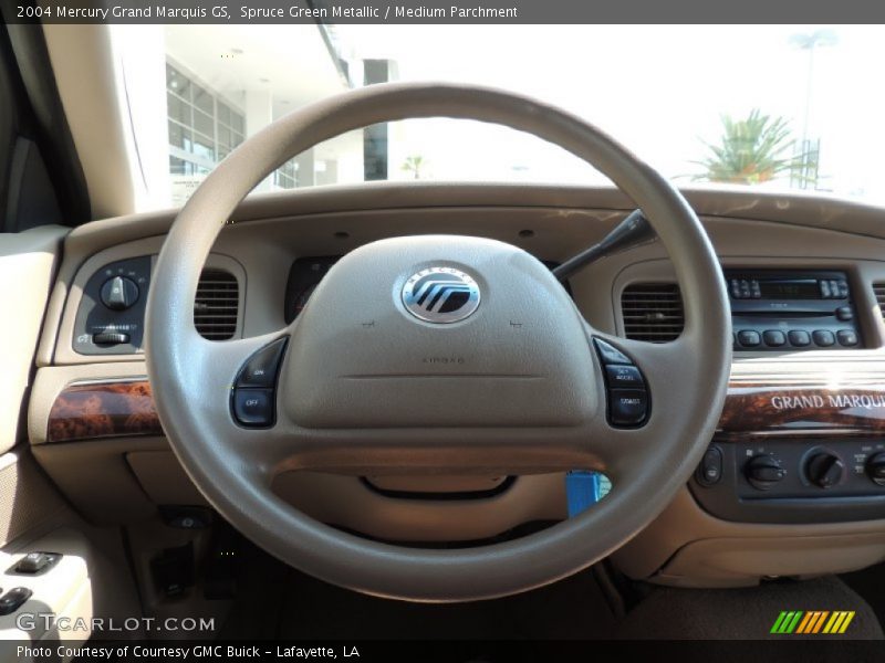 Spruce Green Metallic / Medium Parchment 2004 Mercury Grand Marquis GS