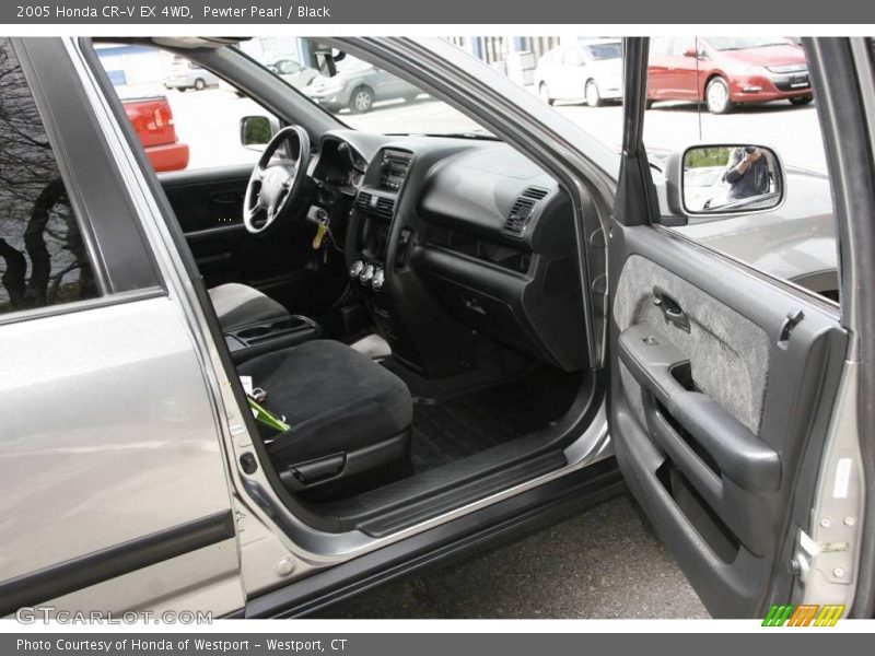 Pewter Pearl / Black 2005 Honda CR-V EX 4WD