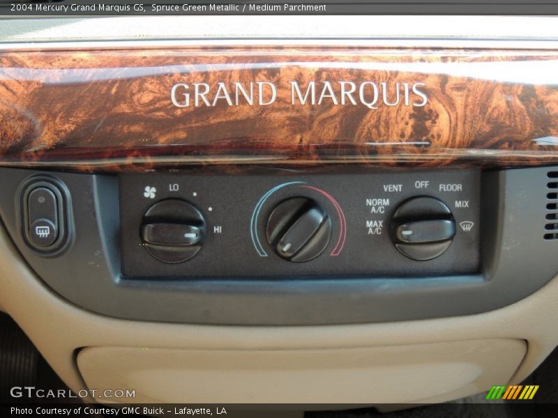 Spruce Green Metallic / Medium Parchment 2004 Mercury Grand Marquis GS