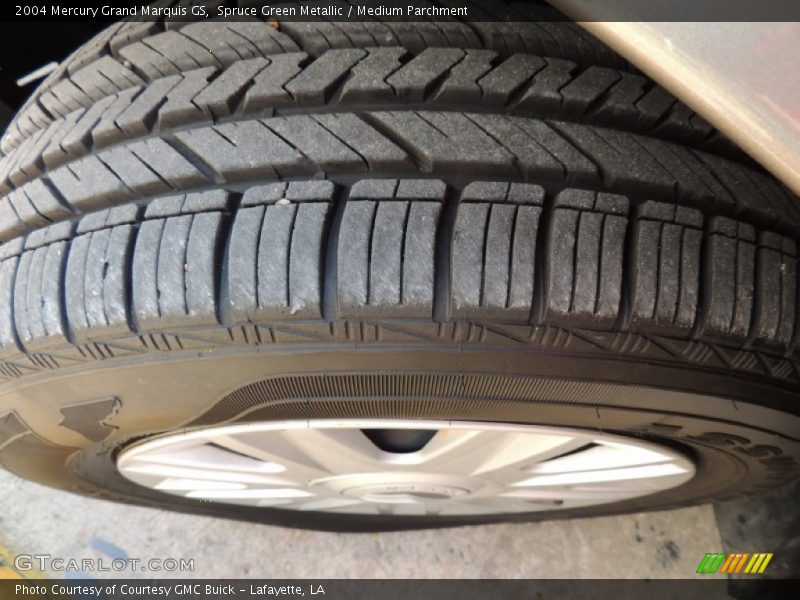 Spruce Green Metallic / Medium Parchment 2004 Mercury Grand Marquis GS