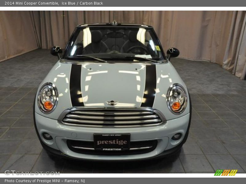 Ice Blue / Carbon Black 2014 Mini Cooper Convertible