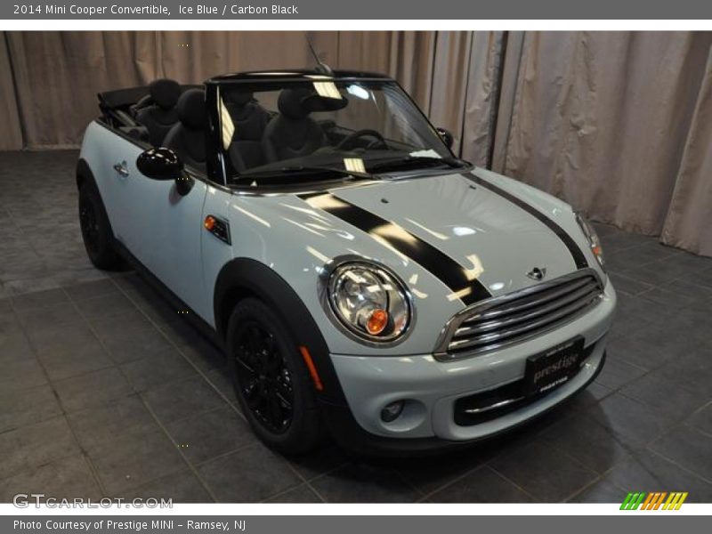 Ice Blue / Carbon Black 2014 Mini Cooper Convertible