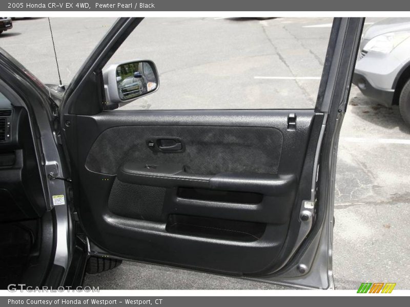 Pewter Pearl / Black 2005 Honda CR-V EX 4WD