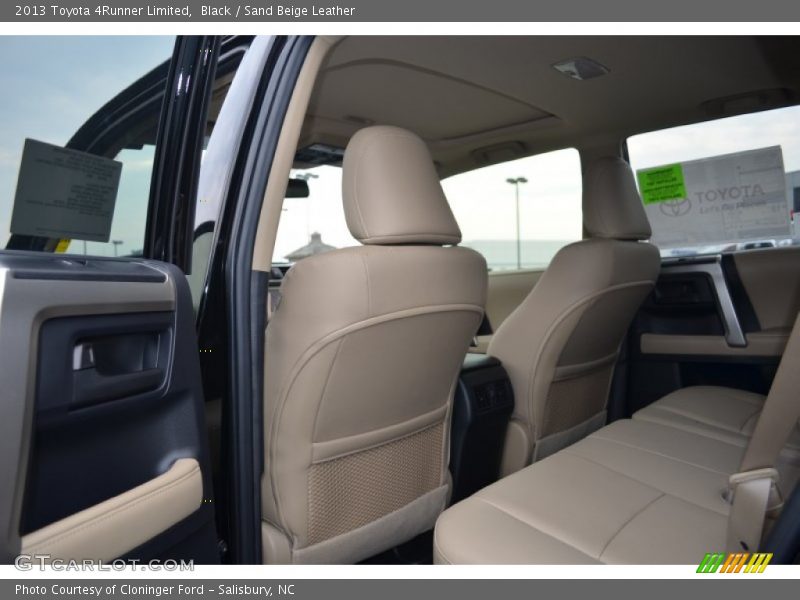 Black / Sand Beige Leather 2013 Toyota 4Runner Limited