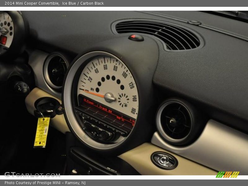 Ice Blue / Carbon Black 2014 Mini Cooper Convertible