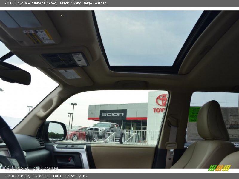 Black / Sand Beige Leather 2013 Toyota 4Runner Limited