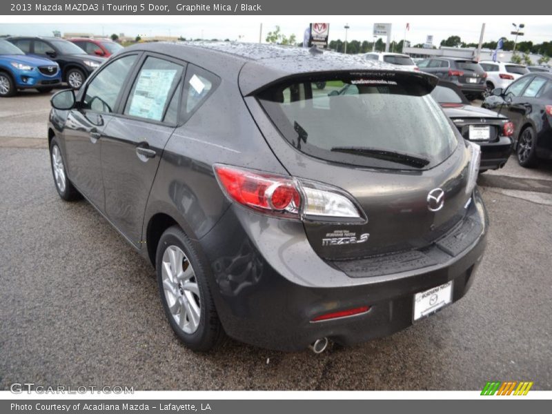 Graphite Mica / Black 2013 Mazda MAZDA3 i Touring 5 Door
