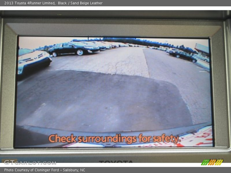 Black / Sand Beige Leather 2013 Toyota 4Runner Limited