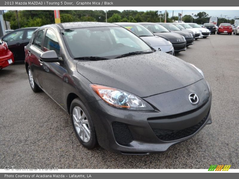 Graphite Mica / Black 2013 Mazda MAZDA3 i Touring 5 Door