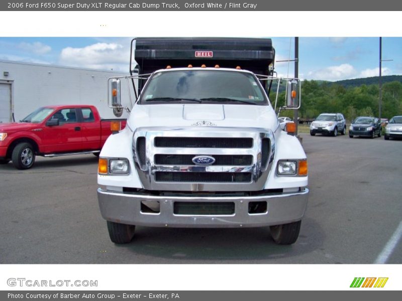 Oxford White / Flint Gray 2006 Ford F650 Super Duty XLT Regular Cab Dump Truck