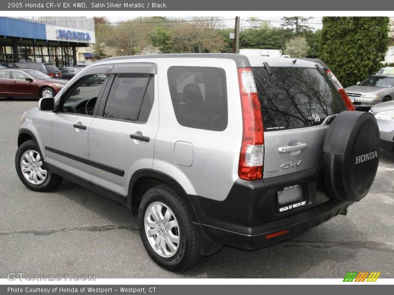 Satin Silver Metallic / Black 2005 Honda CR-V EX 4WD