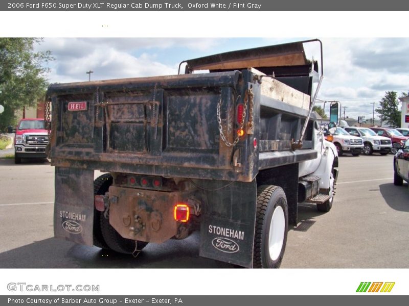 Oxford White / Flint Gray 2006 Ford F650 Super Duty XLT Regular Cab Dump Truck