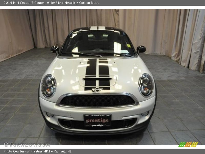 White Silver Metallic / Carbon Black 2014 Mini Cooper S Coupe